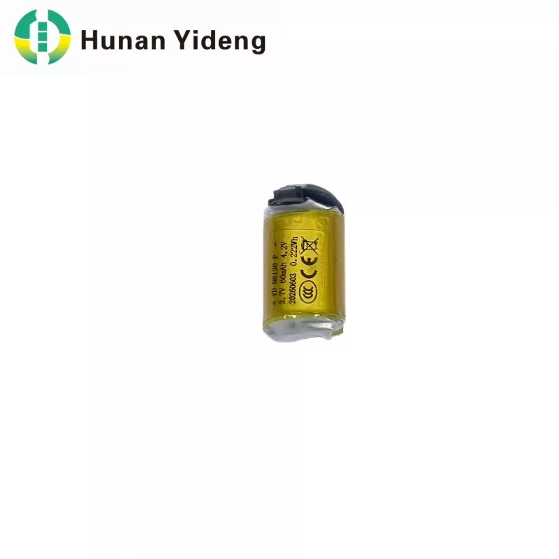 08120 3,7V 60mAh Li Polymer Cylindrical Batteri