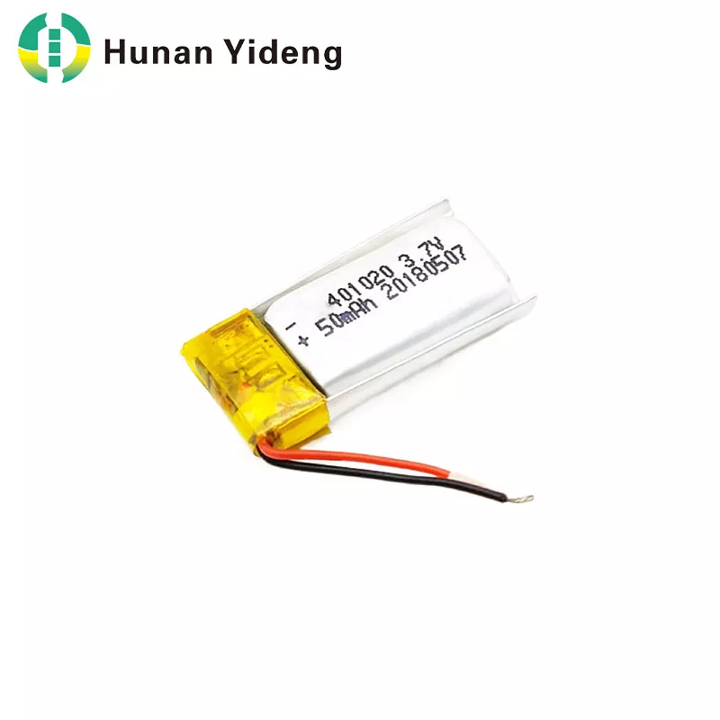 401020 3,7v 500mAh litiumpolymersmet