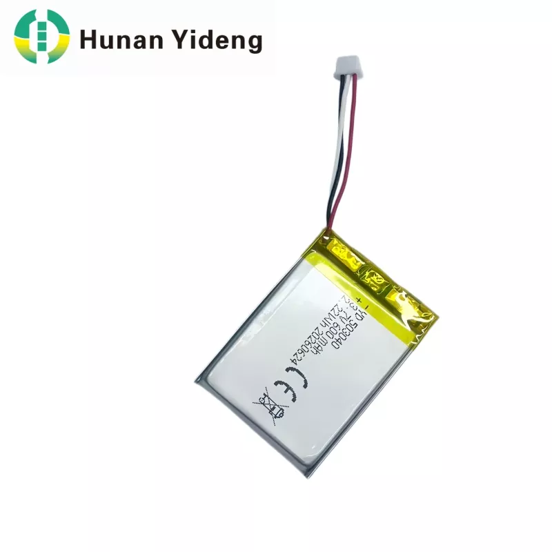 503040 3,7V 600mAh fyrkantigt uppladdningsbart batteri