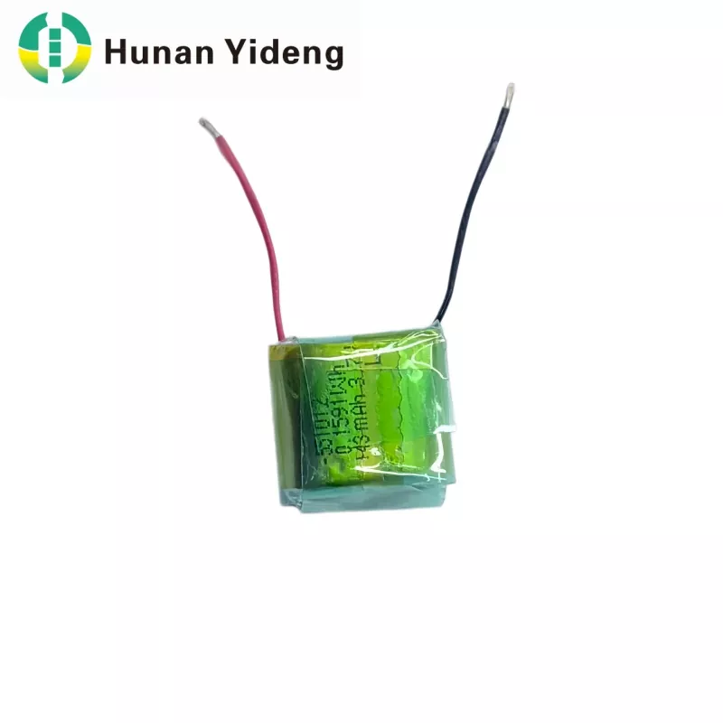 551012 3,7V 43mah elektriska leksaker Li-polymerbatteri