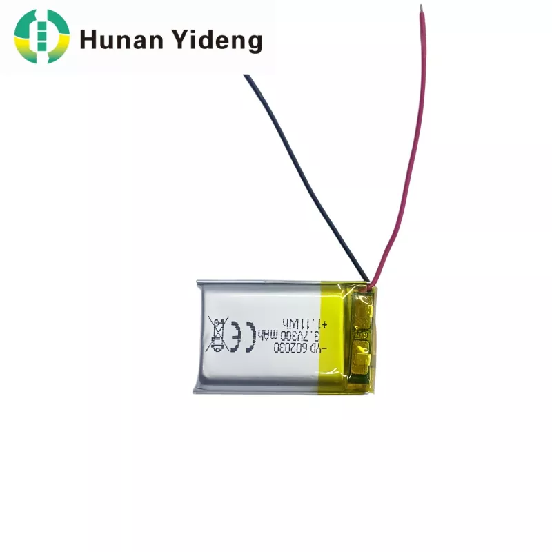 602030 3,7V 300mAh Li-polymerbatteri för Smart Speaker
