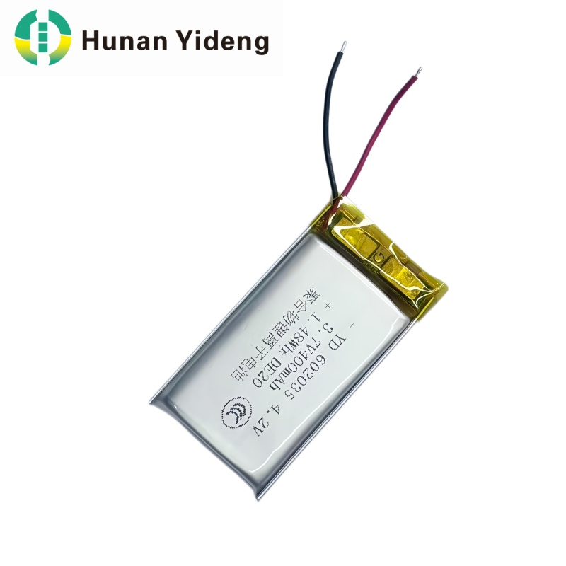 602035 3,7v 400mAh litiumjonbatteri för smart soffa