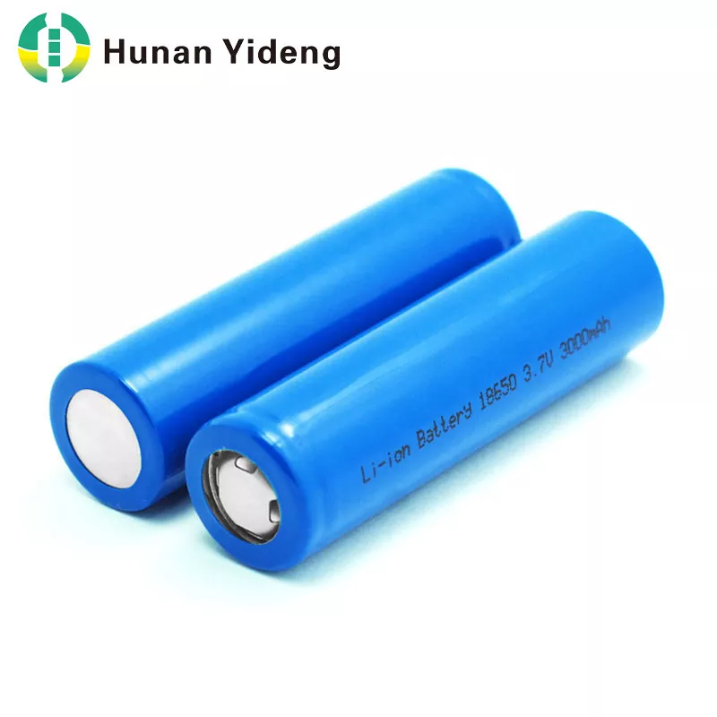 Högkapacitet 18650 cylindriskt litiumjonbatteri 3,7V 3000mAh